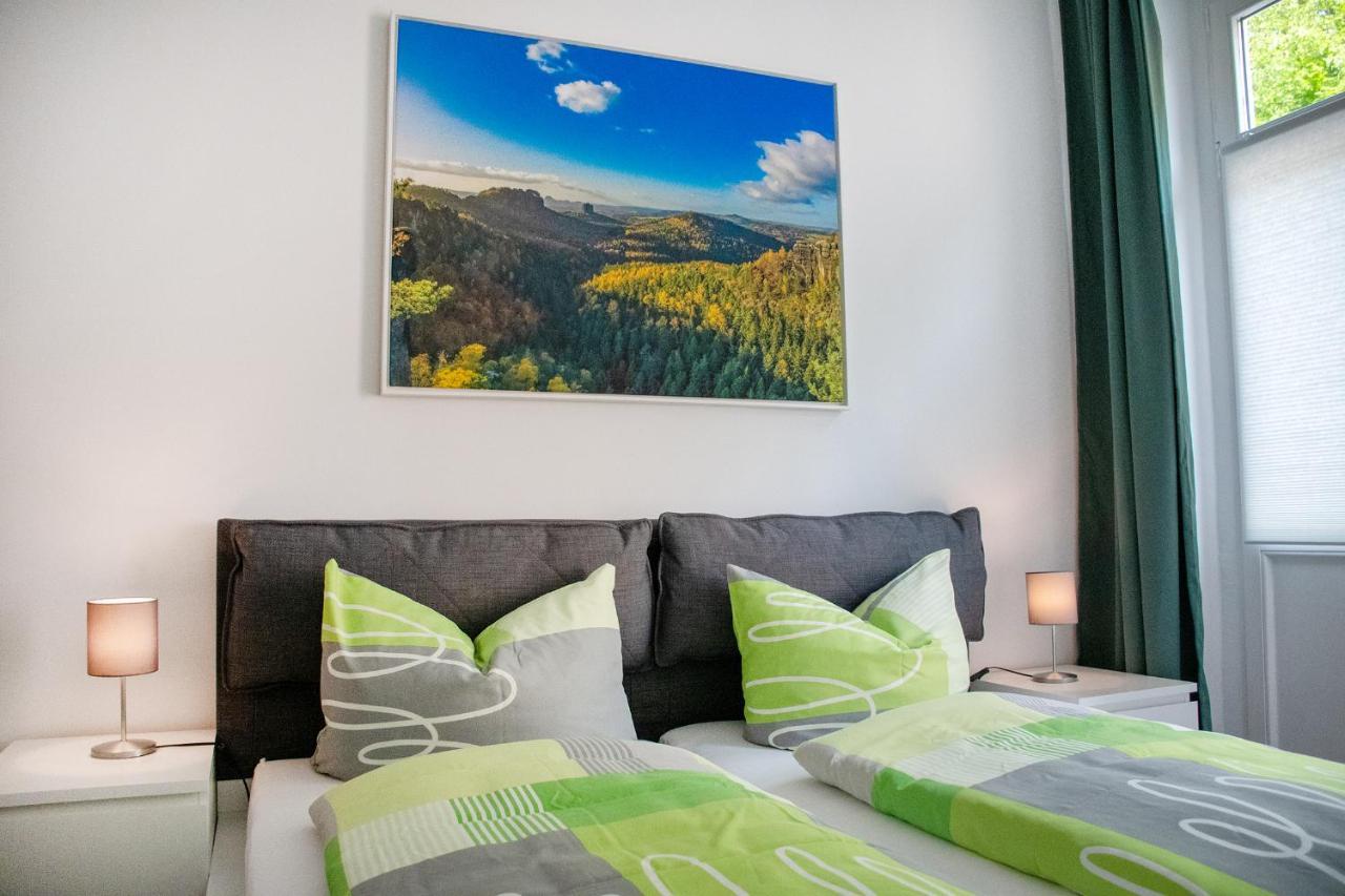 Haus Wettin Apartment Bad Schandau Exterior foto