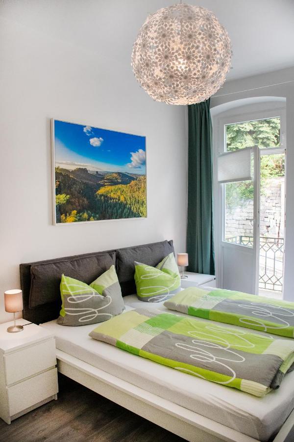 Haus Wettin Apartment Bad Schandau Exterior foto