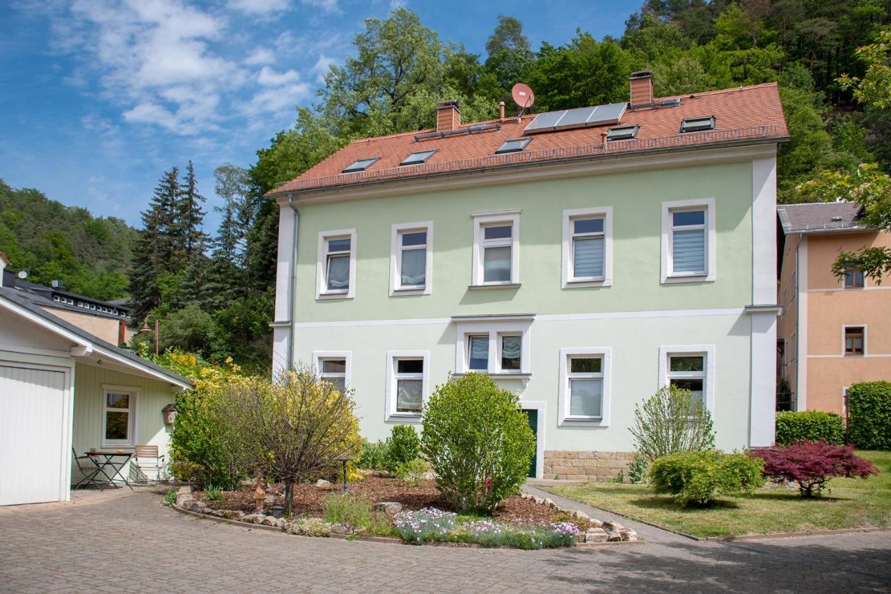 Haus Wettin Apartment Bad Schandau Exterior foto