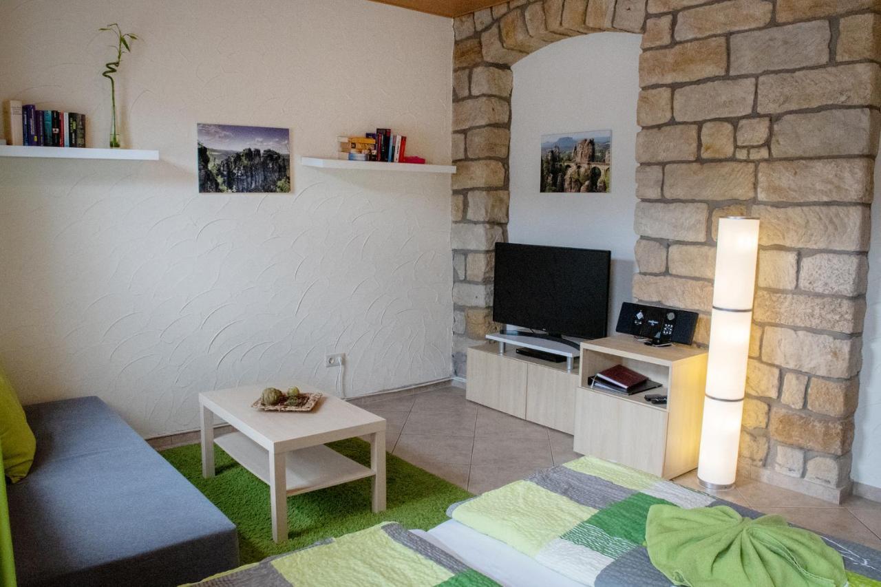 Haus Wettin Apartment Bad Schandau Exterior foto